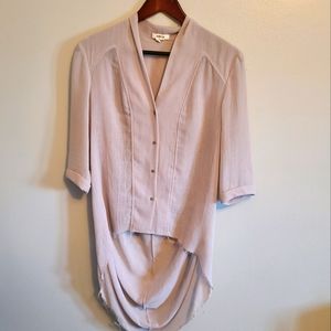 Helmut Lang Raw Hem Blouse